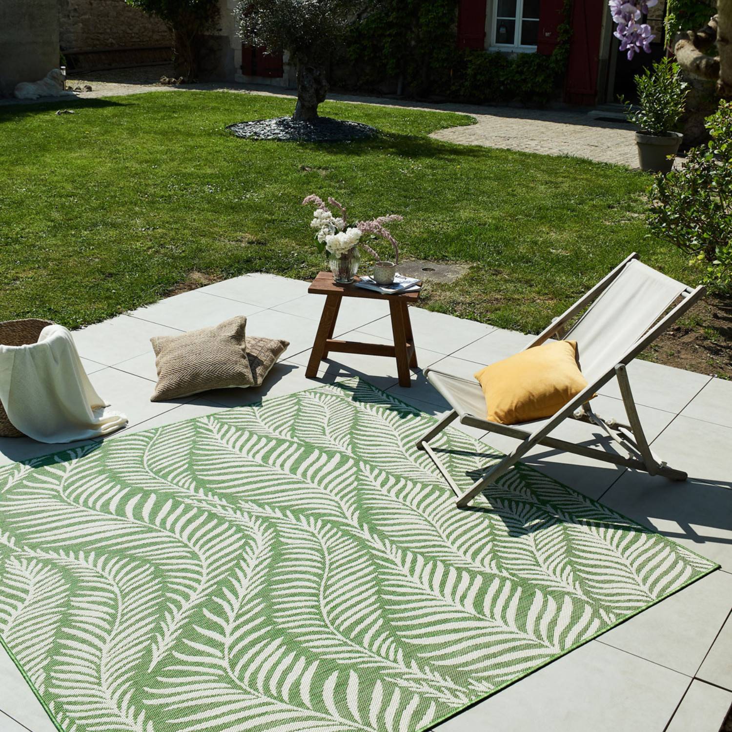 Autre - Tapis intérieur et extérieur vert200x200cm - Imagen 2