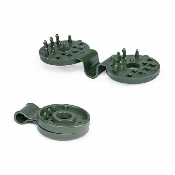 Gt Garden - Lot de 50 clips de fixation verts pour brise vue - GT GARDEN - Imagen 2