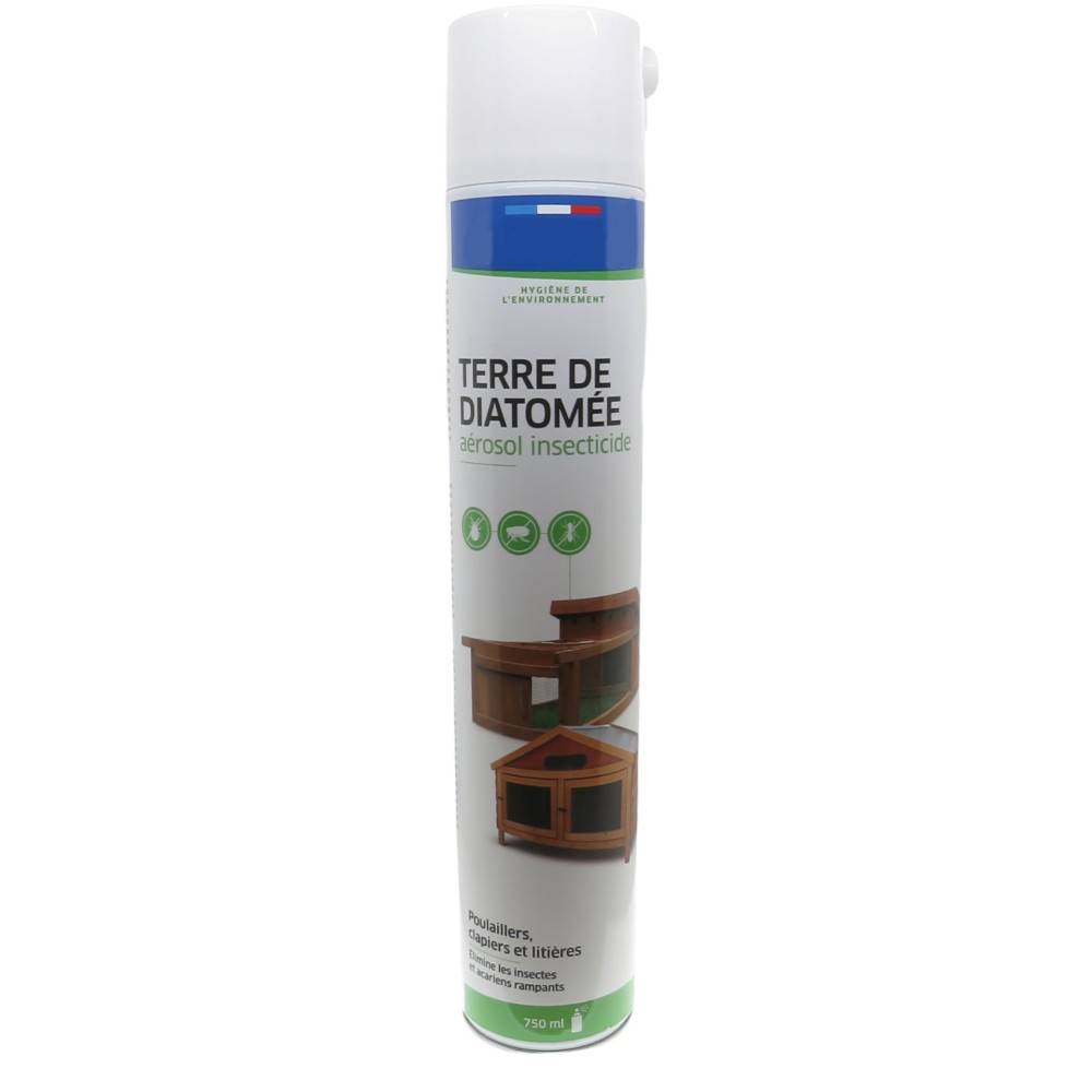 animallparadise - Terre de diatomée en aérosol de 750 ml, basse cour. - Imagen 1