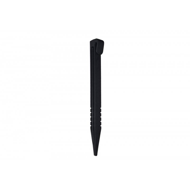 Lot de 12 Piquets pour bordure de jardin plastique ECOFIRST - Noir 26,5 cm - Jardinex - Image 1
