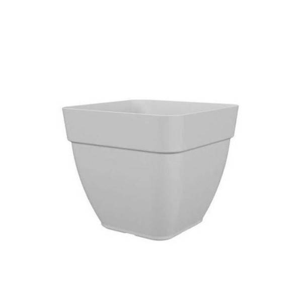 Artevasi - Pot A Fleurs Et Plantes Carré Capri Campana - Plastique - 37x37 Cm - Blanc - Artevasi - Imagen 2