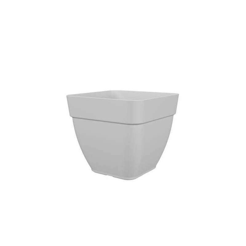 Artevasi - Pot A Fleurs Et Plantes Carré Capri Campana - Plastique - 37x37 Cm - Blanc - Artevasi - Imagen 1