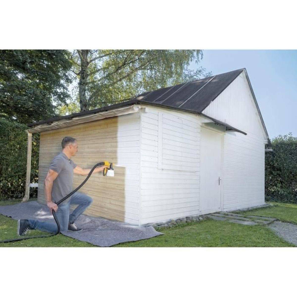 Wagner - Pulvérisateur de peinture basse pression Flexio W950 HVLP, turbine X-Boost, auto-nettoyage, lance 70 cm - WAGNER - Image 4