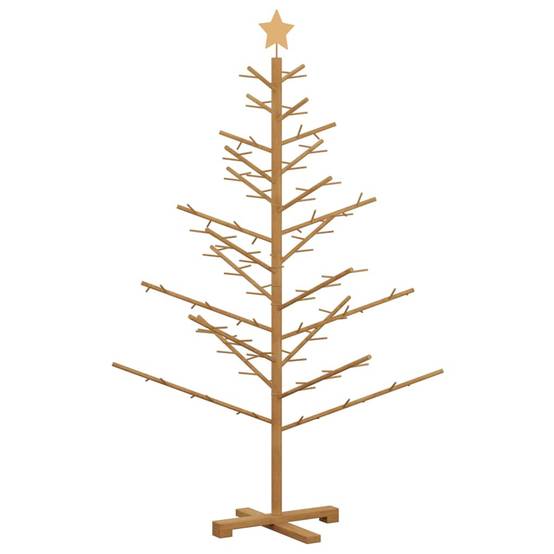 Vidaxl - Arbre de Noël en bois Marron 150 cm Bois de pin massif vidaXL 42018061 - Image 8