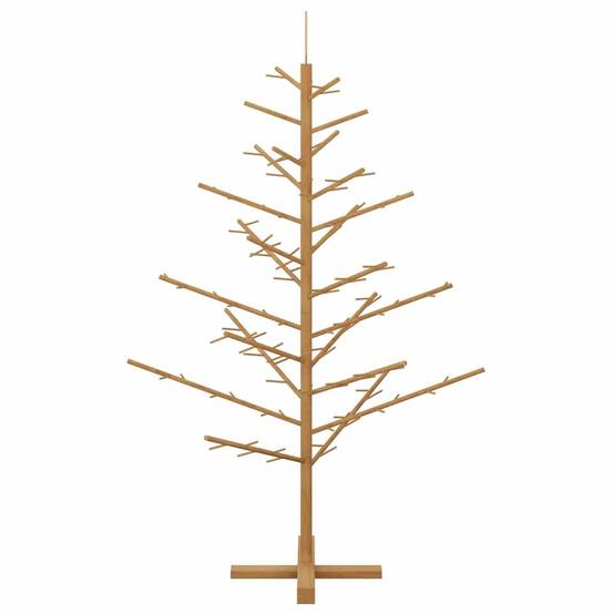 Vidaxl - Arbre de Noël en bois Marron 150 cm Bois de pin massif vidaXL 42018061 - Image 7