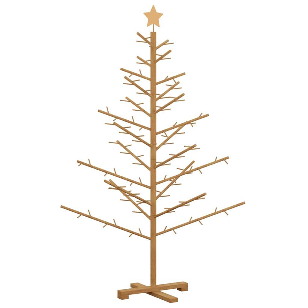 Vidaxl - Arbre de Noël en bois Marron 150 cm Bois de pin massif vidaXL 42018061 - Image 2