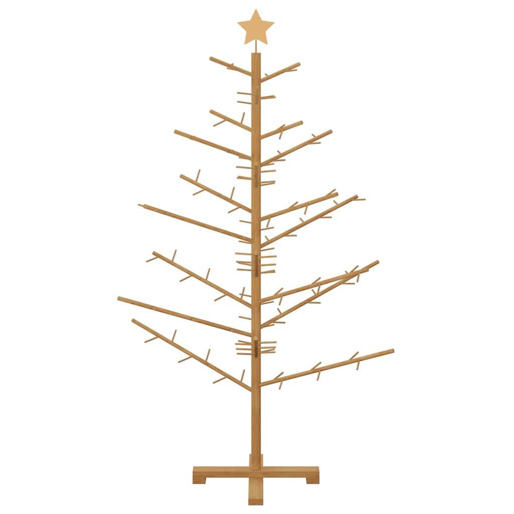 Vidaxl - Arbre de Noël en bois Marron 150 cm Bois de pin massif vidaXL 42018061 - Image 6