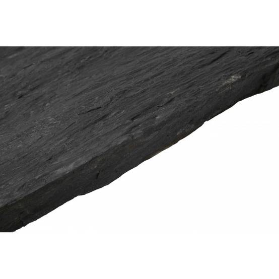 Jardinex - Pas japonais palis schiste ardoisier 75 x 25 cm - Noir (Lot de 1) - Jardinex - Imagen 2