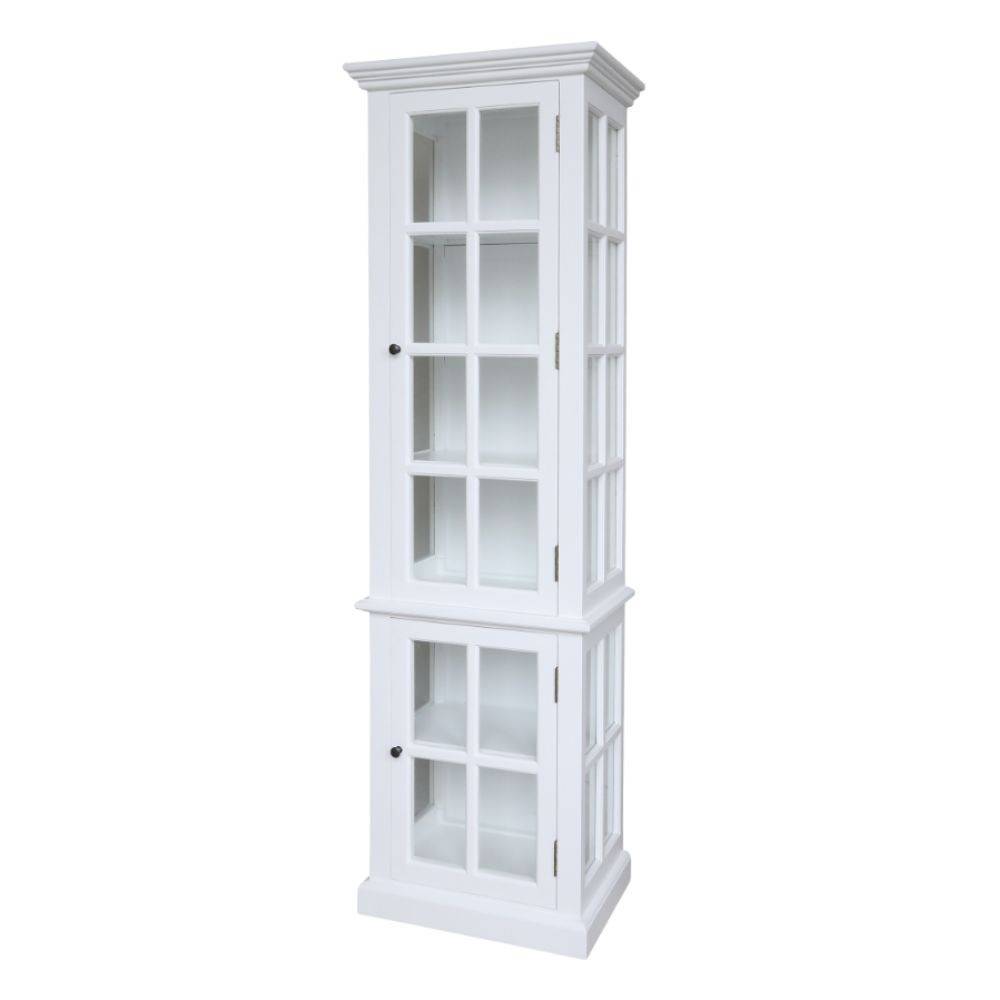Chemin De Campagne - Armoire 2 portes rangement chambre salle de bain bois blanc 196cm Chemin de campagne - Imagen 1