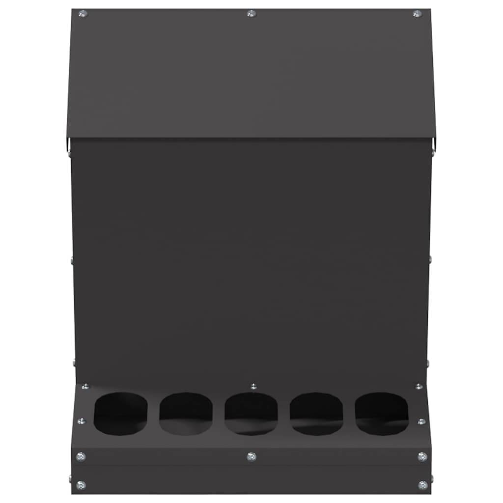 Petit Mangeoire Cube Acier Poule Compact 4kg Noir - ComfortXL Outdoor Living - Image 5