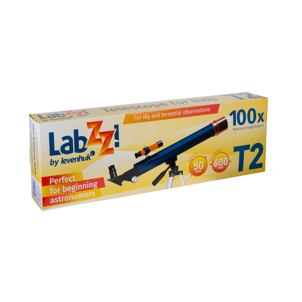 Telescope ajustable Levenhuk LabZZ T2 pour observations terrestres