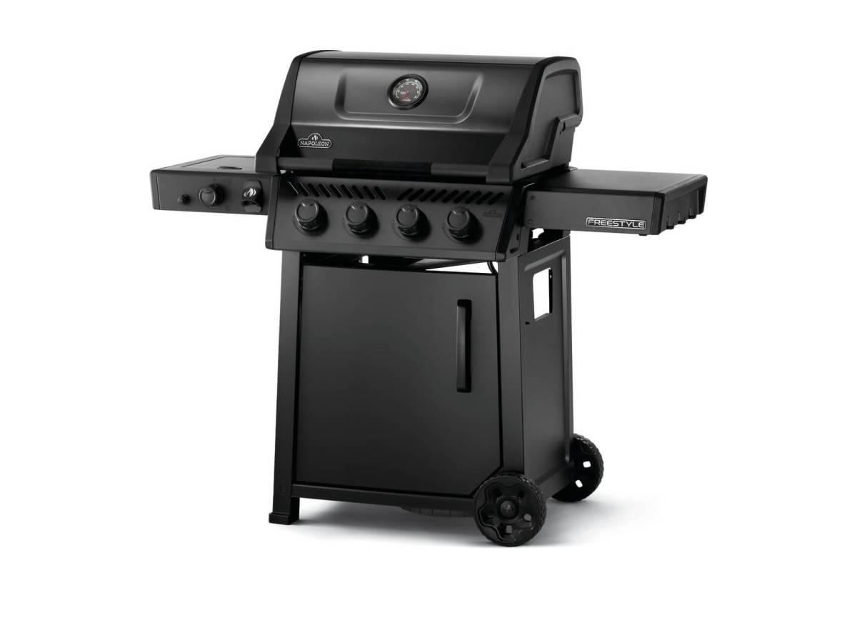 Napoleon - Barbecue à gaz Phantom Freestyle 425 SIB noir mat 4 brûleurs + Housse de protection + Pierre à pizza ronde - Napoleon - Imagen 4