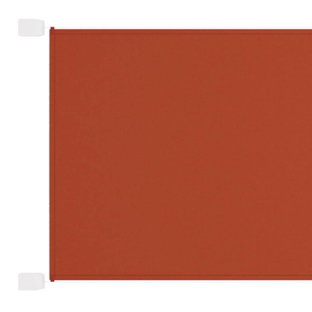 Helloshop26 - Auvent vertical terre cuite 140 x 420 cm tissu oxford - Imagen 1