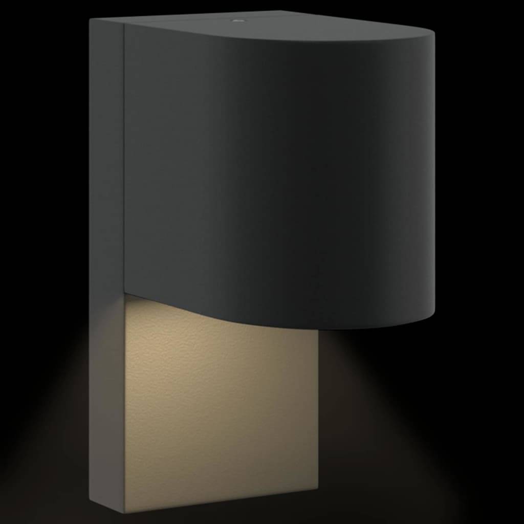 Applique murale extérieure - Lampe murale extérieure Noir 12 x 7 x 15 cm g252 - Image 9