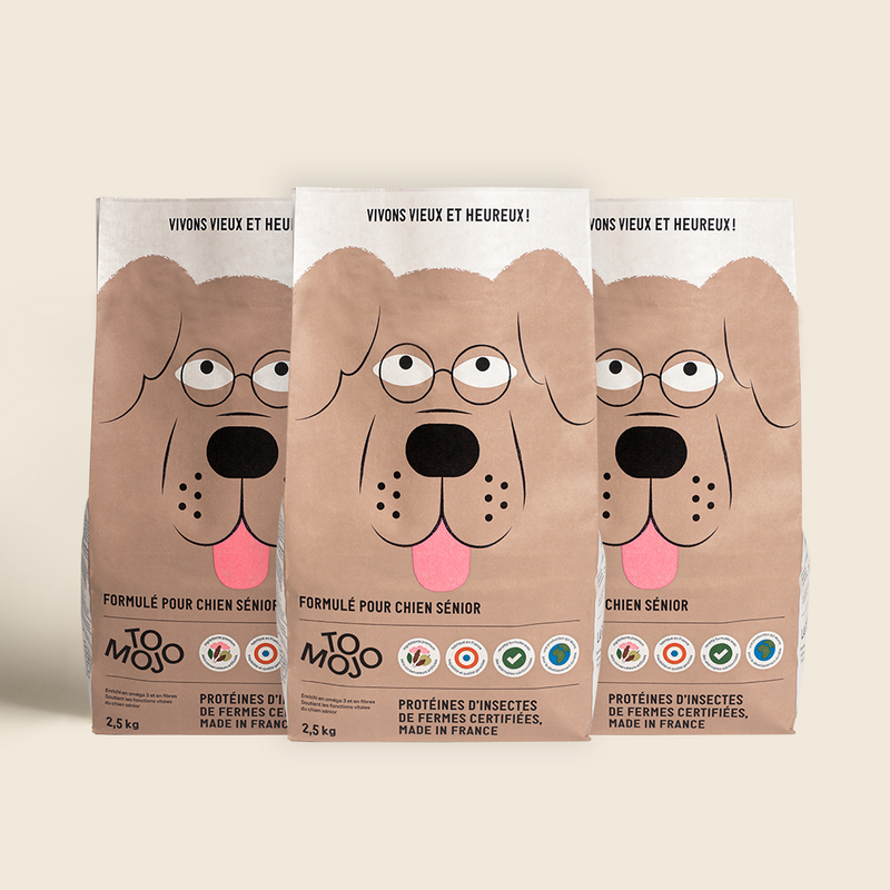 Croquettes aux insectes pour chien sénior 7,5kg - Tomojo - Imagen 2