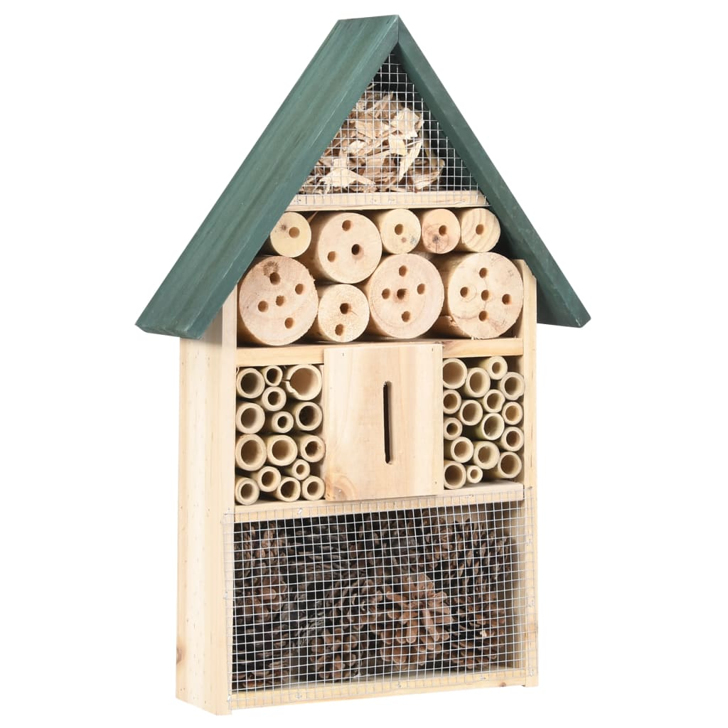 Vidaxl - H√¥Tel À Insectes 31X10X48 Cm Bois De Sapin - vidaXL - Imagen 2