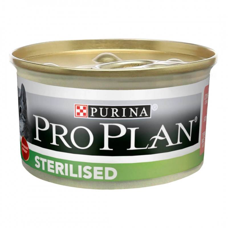 Proplan - PATEE CHAT STERILISED ADULT mousse SAUMON - PURINA PROPLAN 24*85 g