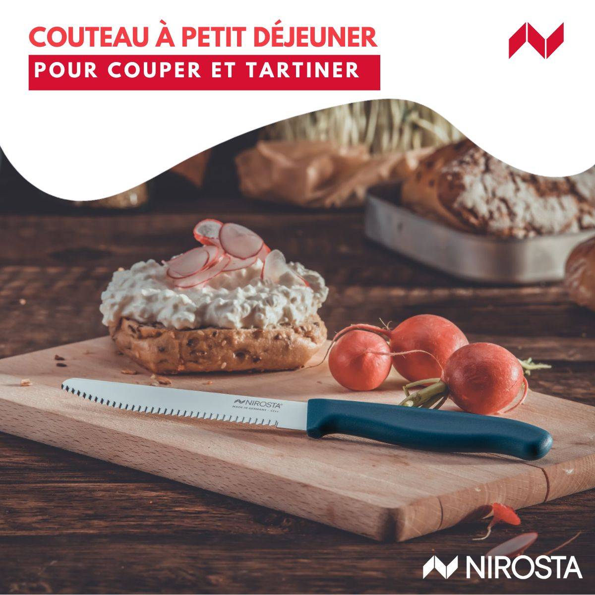 Couteau petit-déjeuner 22,5 cm Nirosta Elemental - Image 4