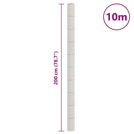 Bâche de paillage en Polypropylène pour Potager et Massif 2x10m Blanc - ComfortXL Outdoor Living - Image 8