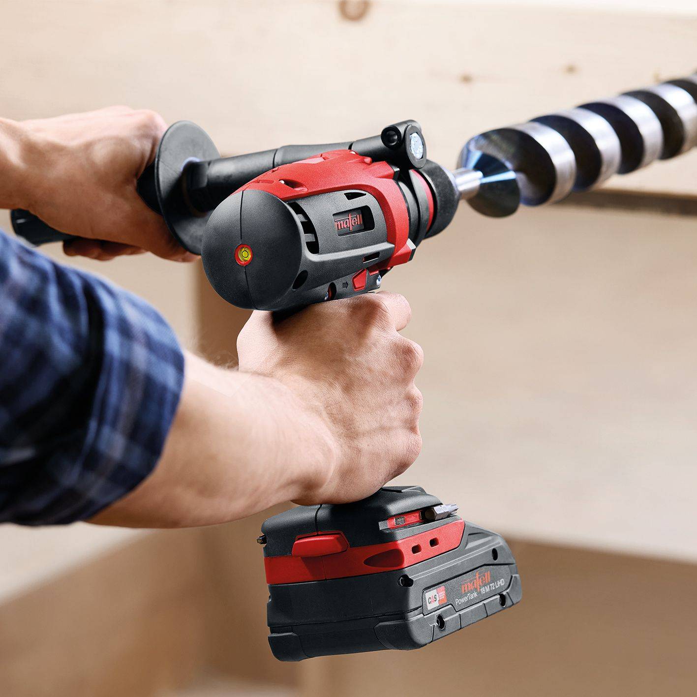Perceuse-visseuse sans fil A 18V - MAFELL - avec 2 batteries 18V LiHD - chargeur - coffret T-MAX - 91C801 - Image 2