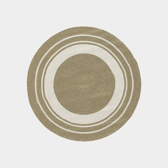Decoweb - Tapis rond imitation fibres naturelles extérieur et intérieur - Provence - Aspect jute - Ø 150 cm - Decoweb - Imagen 1