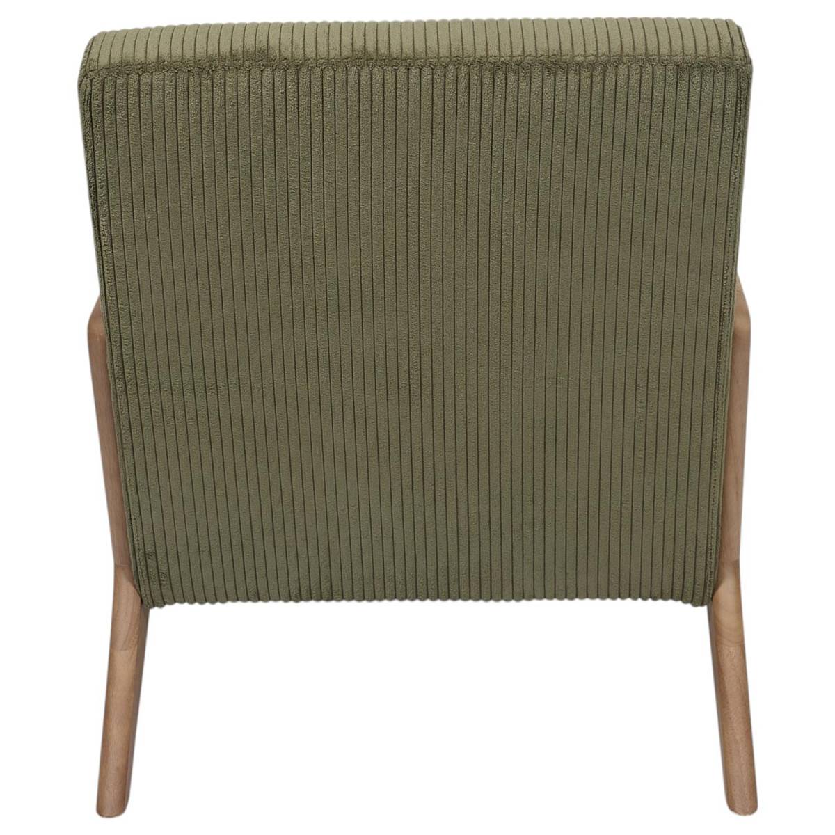 The Home Deco Factory - Fauteuil en velours côtelé Scott - Image 5