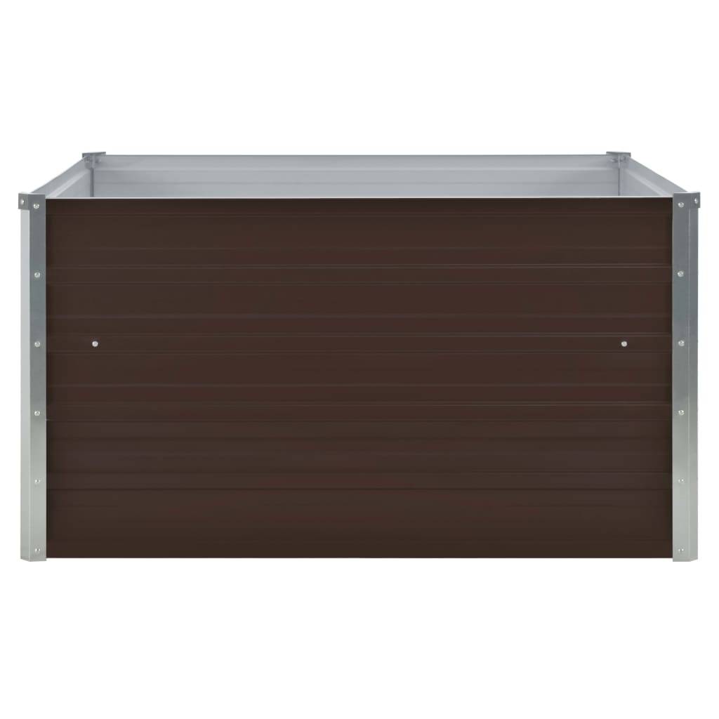 Prolenta Premium - Jardinière acier marron 100 x 100 x 45 cm - Prolenta premium p334.5 - Image 3
