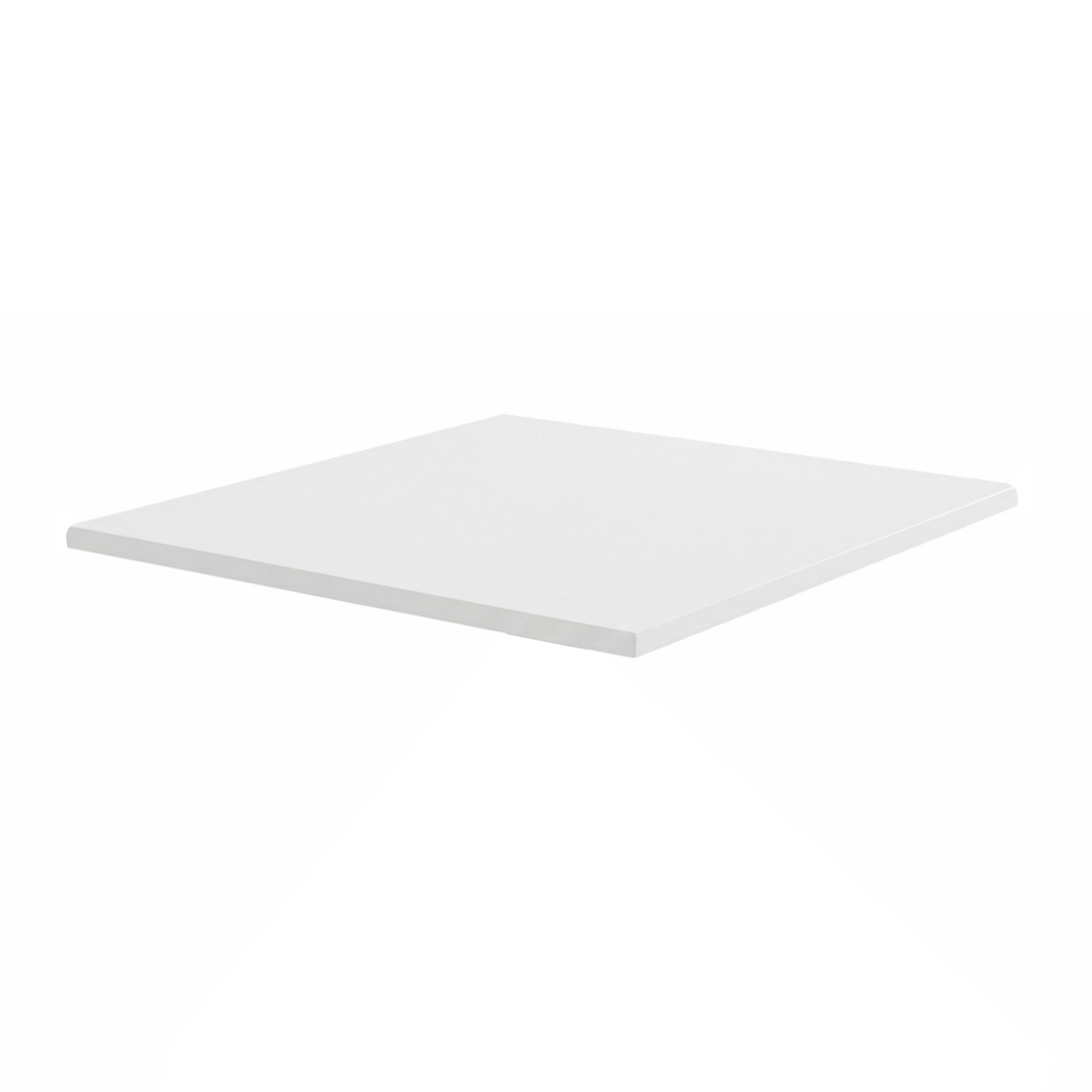 Oviala - Plateau de table carré stratifié 60 x 60 cm blanc Haussmann - Oviala - Imagen 1