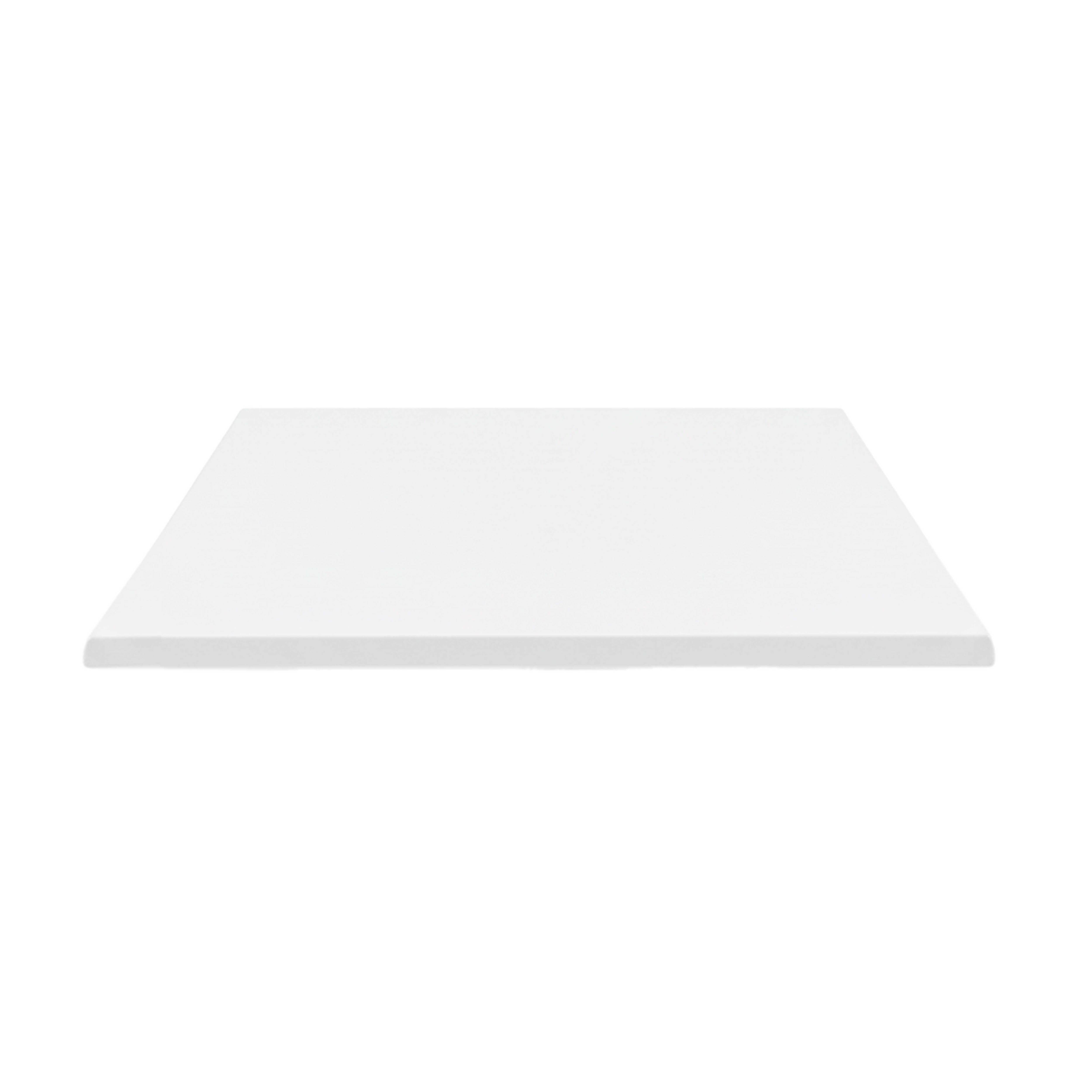 Oviala - Plateau de table carré stratifié 60 x 60 cm blanc Haussmann - Oviala - Imagen 3