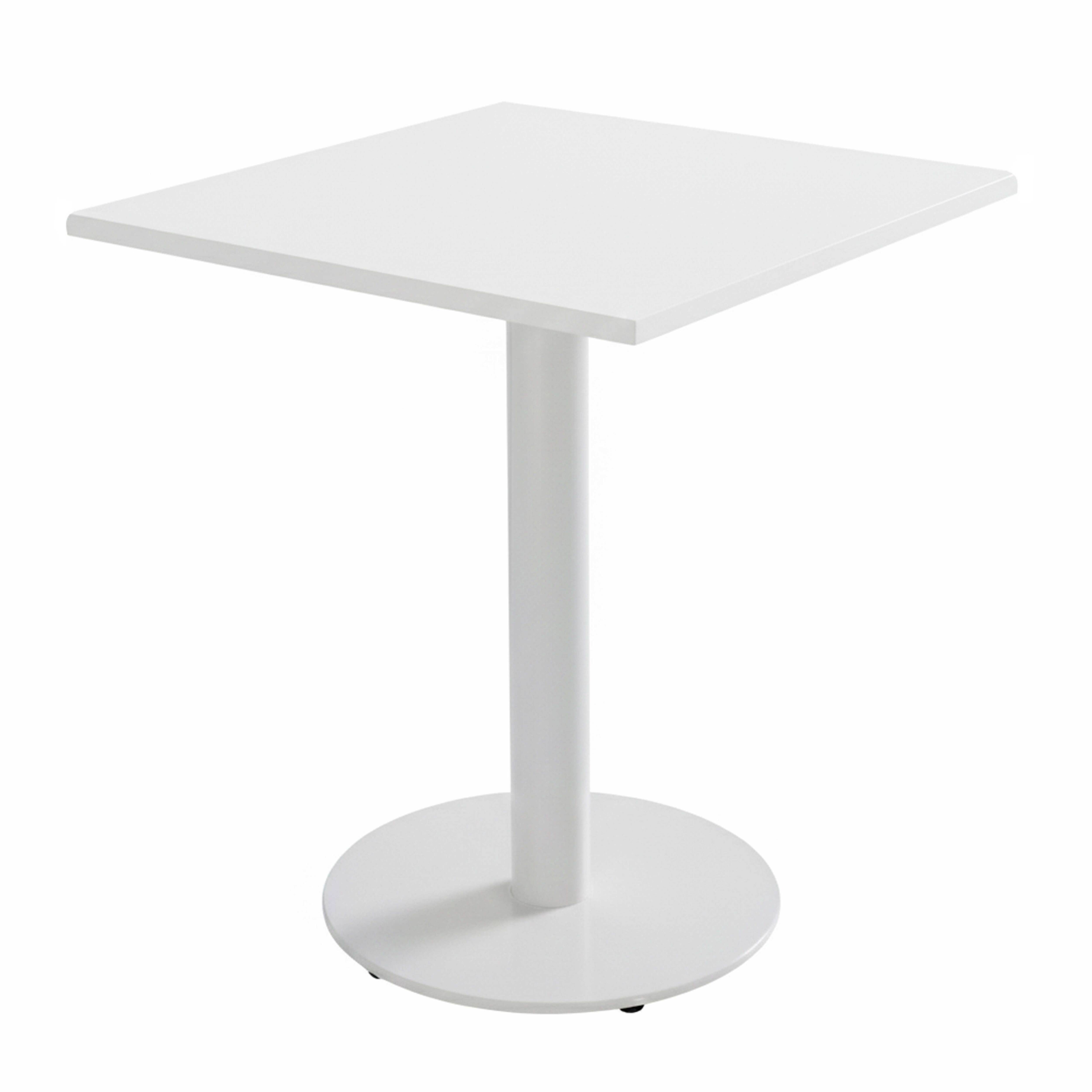 Oviala - Plateau de table carré stratifié 60 x 60 cm blanc Haussmann - Oviala - Imagen 4