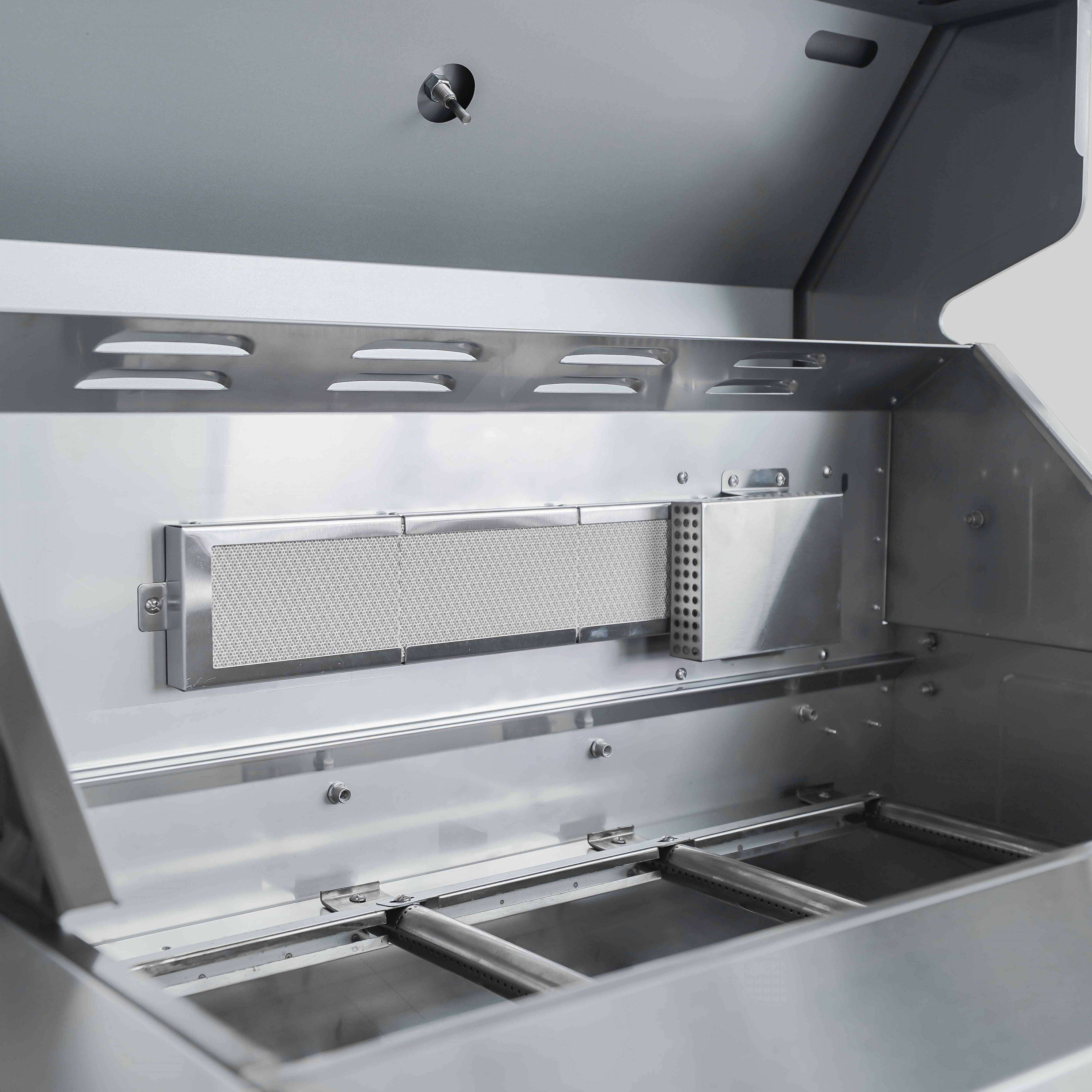 Oviala - Cuisine d'extérieur 3 modules avec barbecue Memphis - Oviala - Imagen 6
