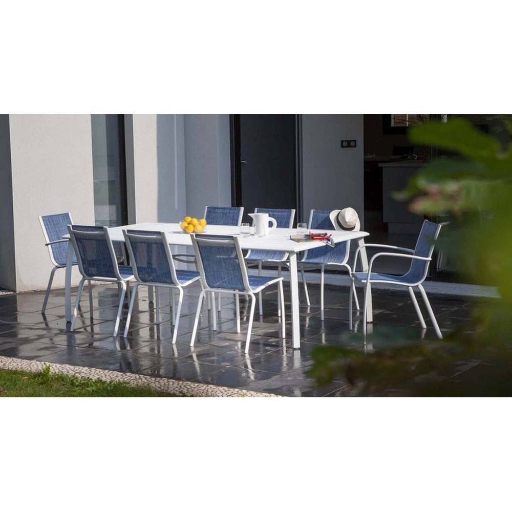 Proloisirs - Chaise aluminium textilène Linea (Lot de 2) - Imagen 2