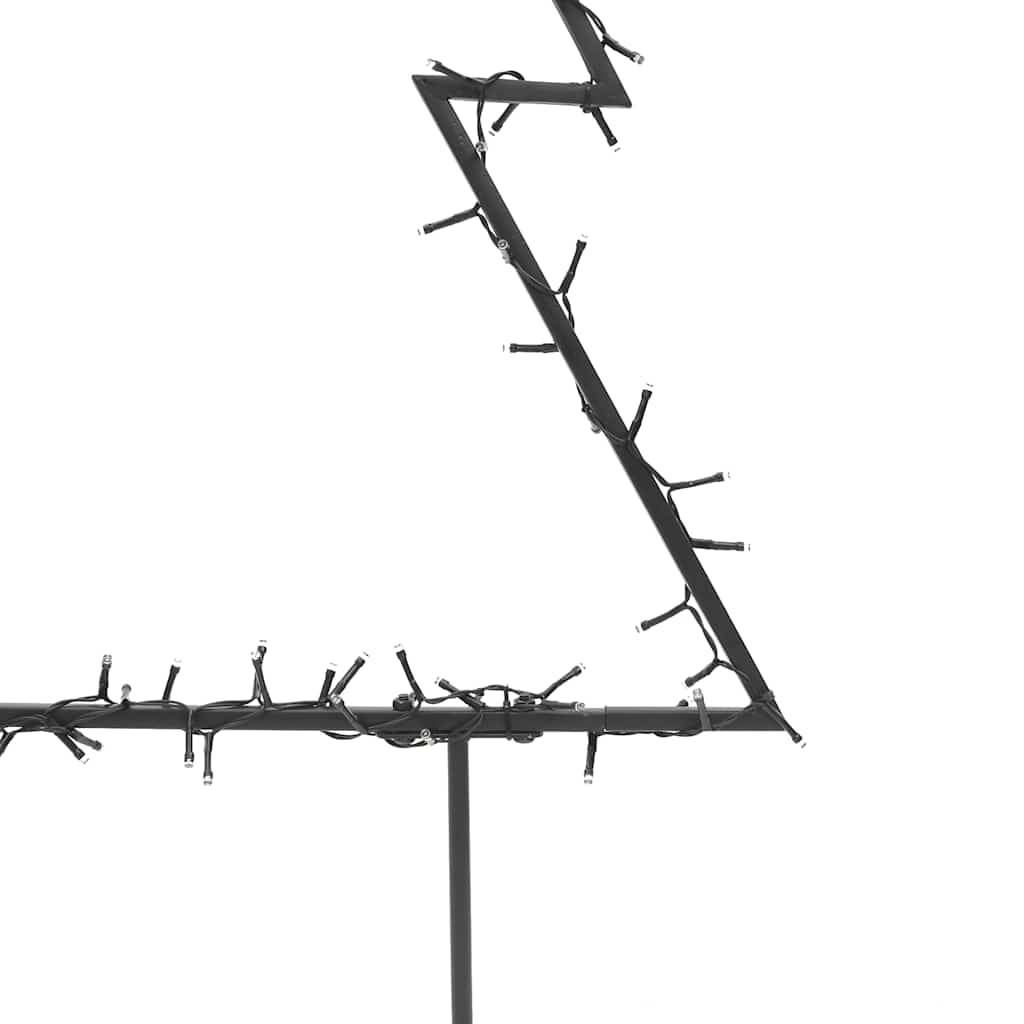 Décoration Sapin Lumineux de Jardin en Fer 115 LED avec Piquets 90 cm – ComfortXL Outdoor Living - Image 8