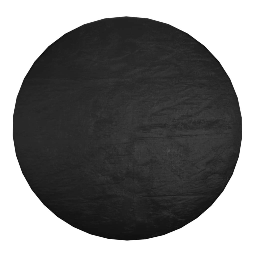 Housse Ronde pour Table de Jardin PE Imperméable et Anti-UV pour Extérieur Noir Ø125x75 cm – ComfortXL Outdoor Living - Image 4