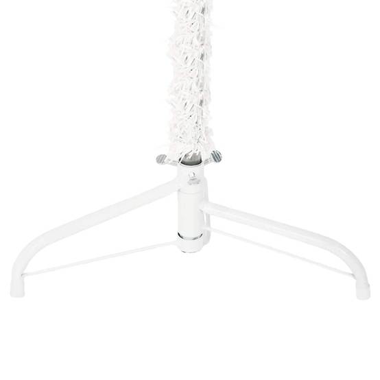 ComfortXL - Demi sapin de Noël mural PVC gain de place pour fête Blanc 210 cm – ComfortXL Outdoor Living - Image 7
