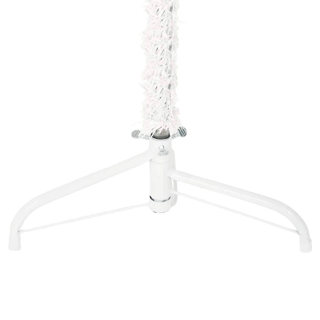 ComfortXL - Demi sapin de Noël mural PVC gain de place pour fête Blanc 210 cm – ComfortXL Outdoor Living - Image 7