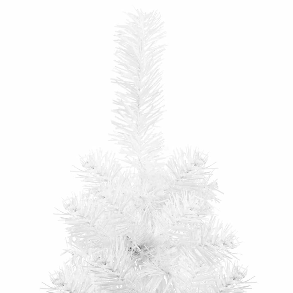 ComfortXL - Demi sapin de Noël mural PVC gain de place pour fête Blanc 210 cm – ComfortXL Outdoor Living - Image 6