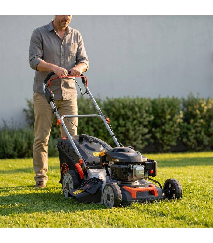 Tondeuse thermique 46 cm 139cc démarrage électrique et mulching inclus - POPSTER TLM046SM L139ES - Image 6