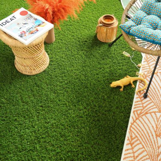 Decoweb - Gazon synthétique Riviera, 30mm, 2m x 7m - Decoweb - Imagen 4