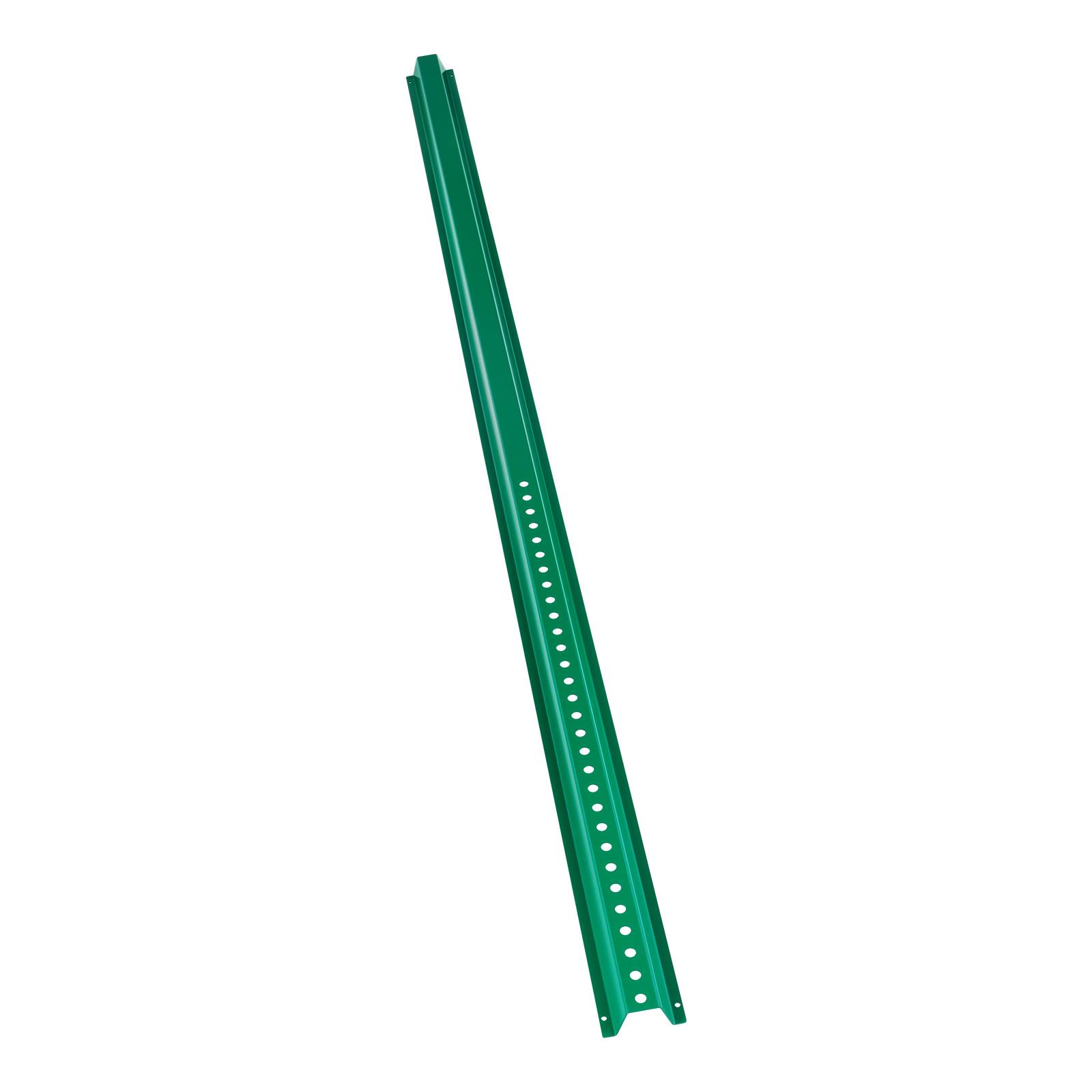 VEVOR Lot 4 poteaux signalisation U 1.8m, acier vert, jardin. - Image 9