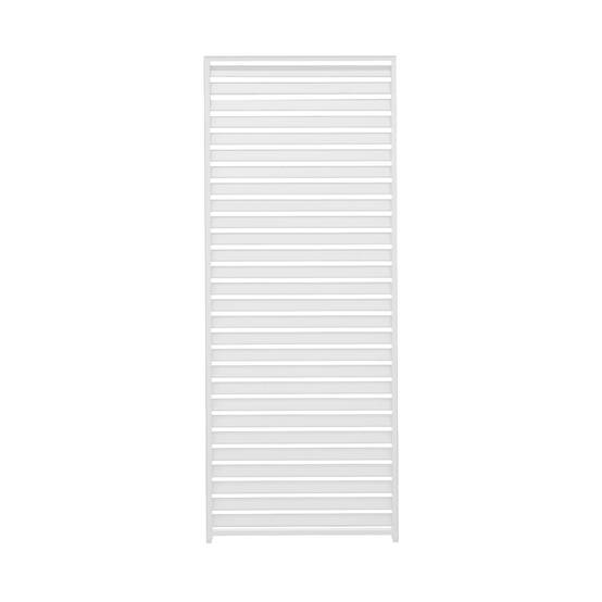 Pergola bioclimatique aluminium 3x3 m V2 lames orientables + 3 persiennes TRIOMPHE blanc | sweeek - Image 7