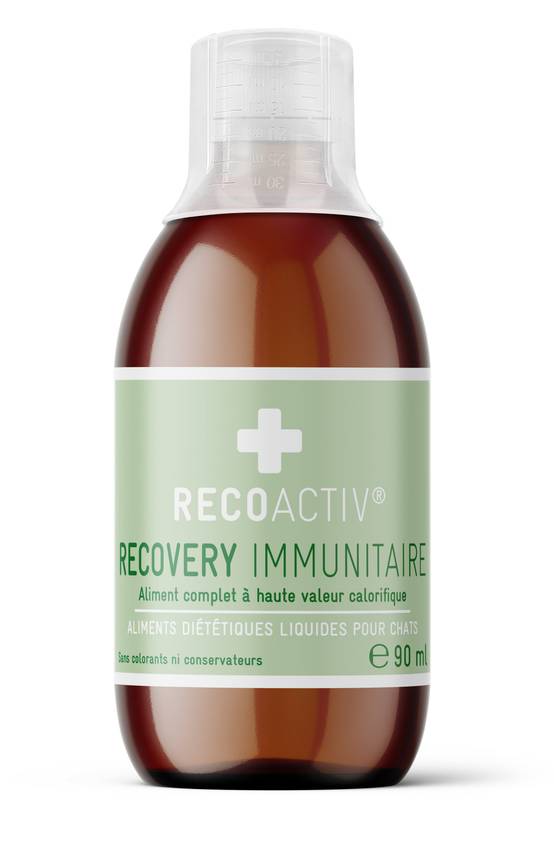 Immunitaire Tonique Recovery Immun pour chats, 3 x 90 ml, en cas de malnutrition, en convalescence, pour la prise de poids - RECOACTIV® - Image 3