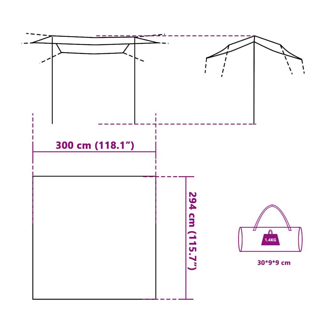 Maison Chic - Bâche de protection | Bâche de camping vert 300x294 cm imperméable Maison Chic - Image 9