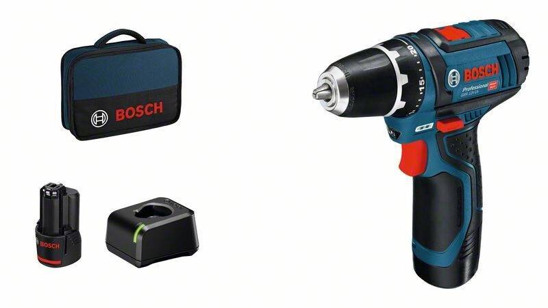 Bosch - Visseuse sans fil 12V GSR 12V-15 - BOSCH - avec 1 batterie 12V 2Ah - chargeur - housse - 060186810F - Image 2