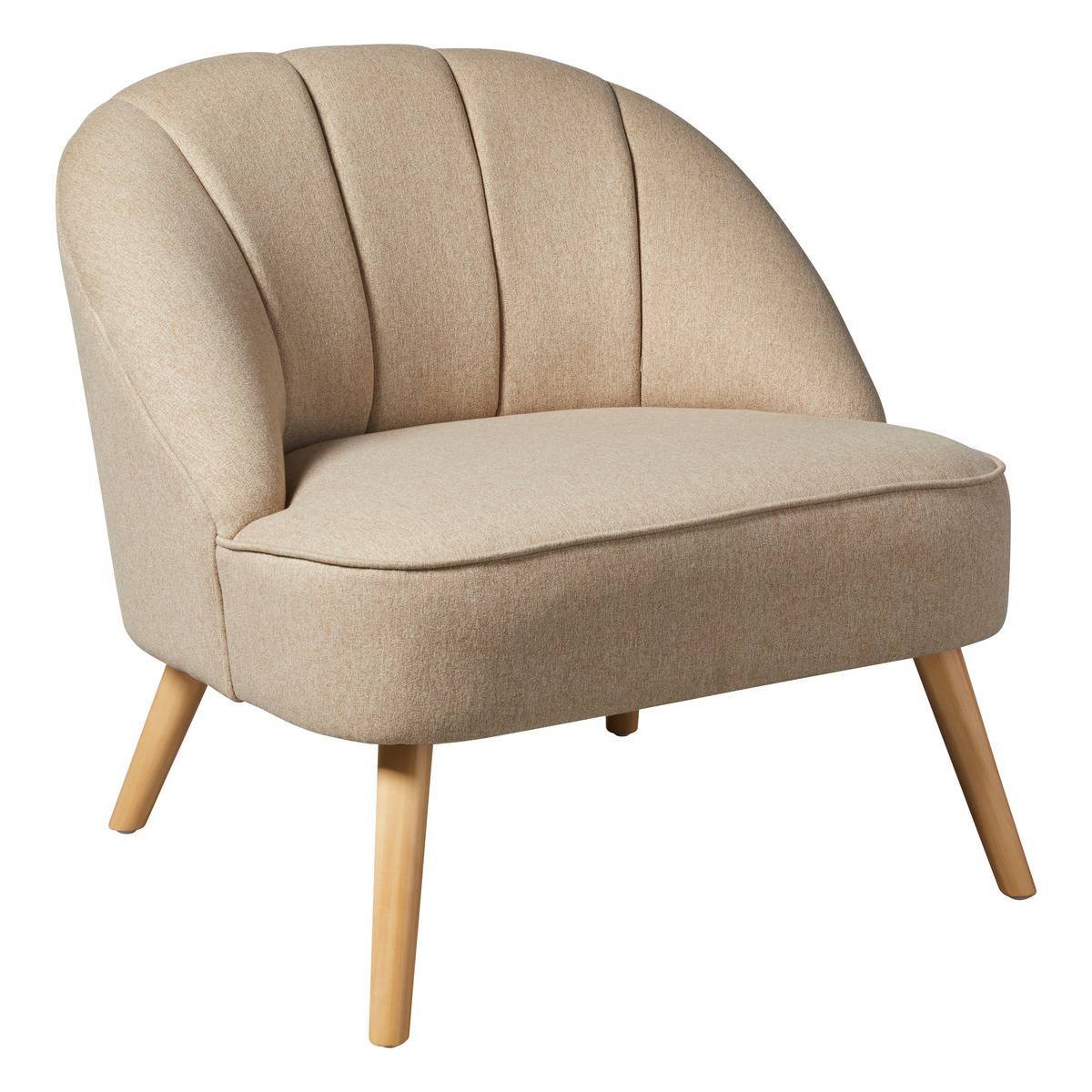 Atmosphera - Fauteuil "Naova" beige - Atmosphera Créateur d'intérieur - Image 2