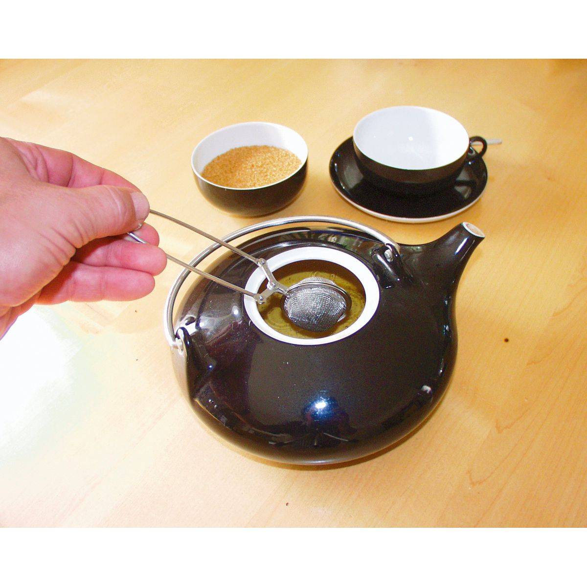 Set de 2 ustensiles de cuisine boule à thé inox Fackelmann Petit déjeuner - Image 4