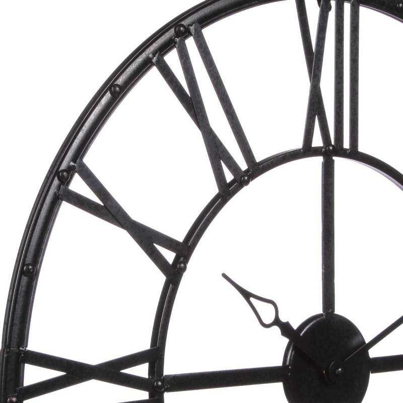 Horloge chiffres romains vintage 70 cm noir Atmosphera - Imagen 3