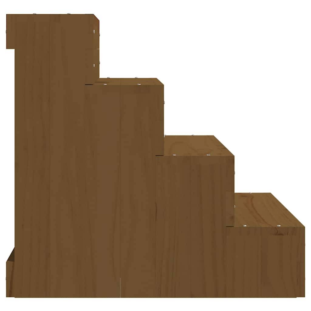 Vidaxl - Escalier animaux de compagnie Marron miel 40x49x47 cm Bois pin vidaXL 822469 - Imagen 6