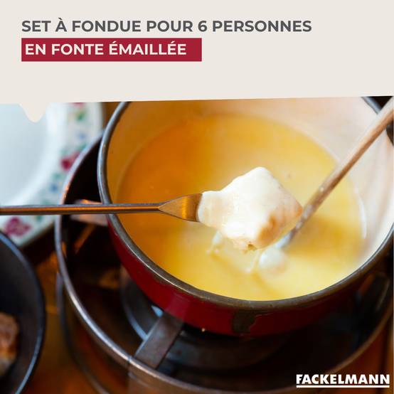 Lot de 1 appareil à fondue avec son petit train de table Fackelmann - Image 5