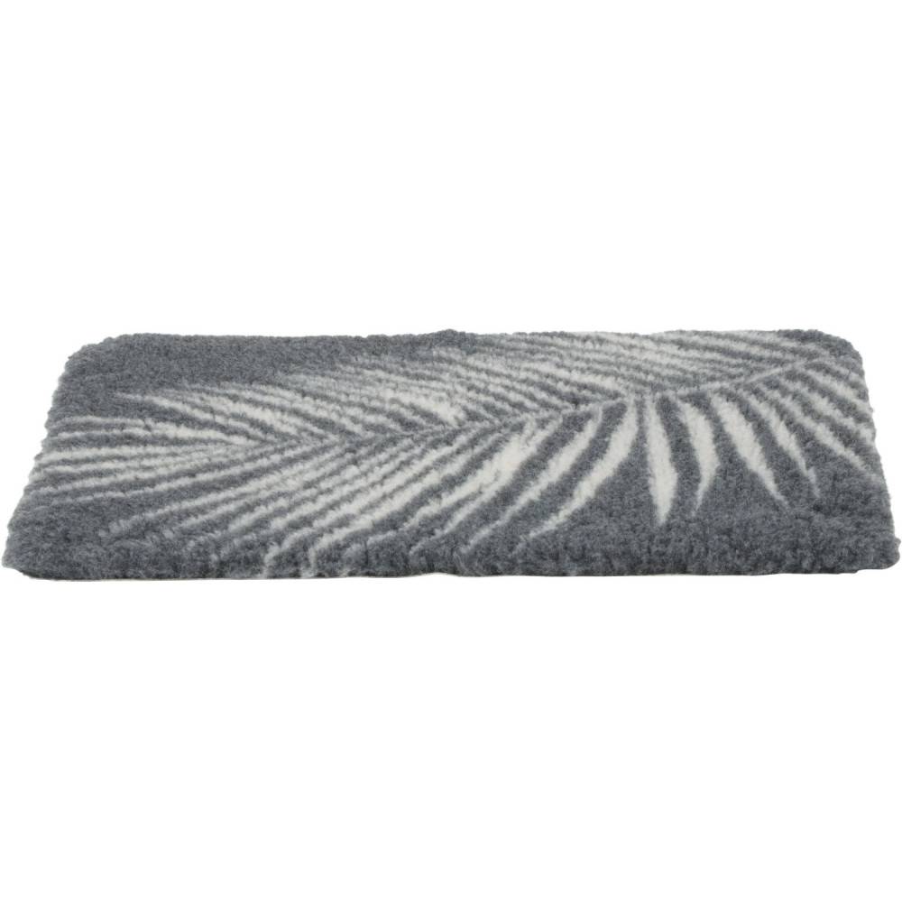 Zolux - Tapis isolants pour chiens 75 x 95 cm gris avec motif végétal - Imagen 1